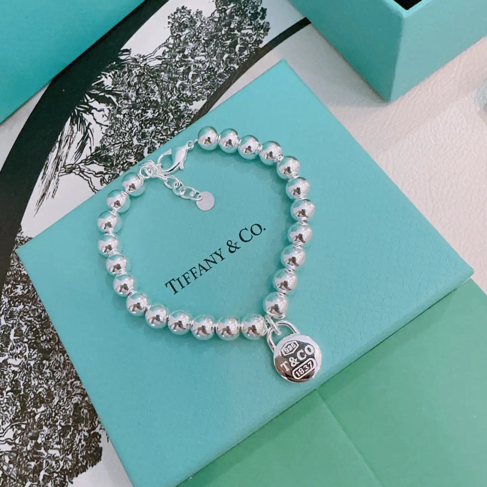 Tiffany & Co. Silver Beaded Bracelet